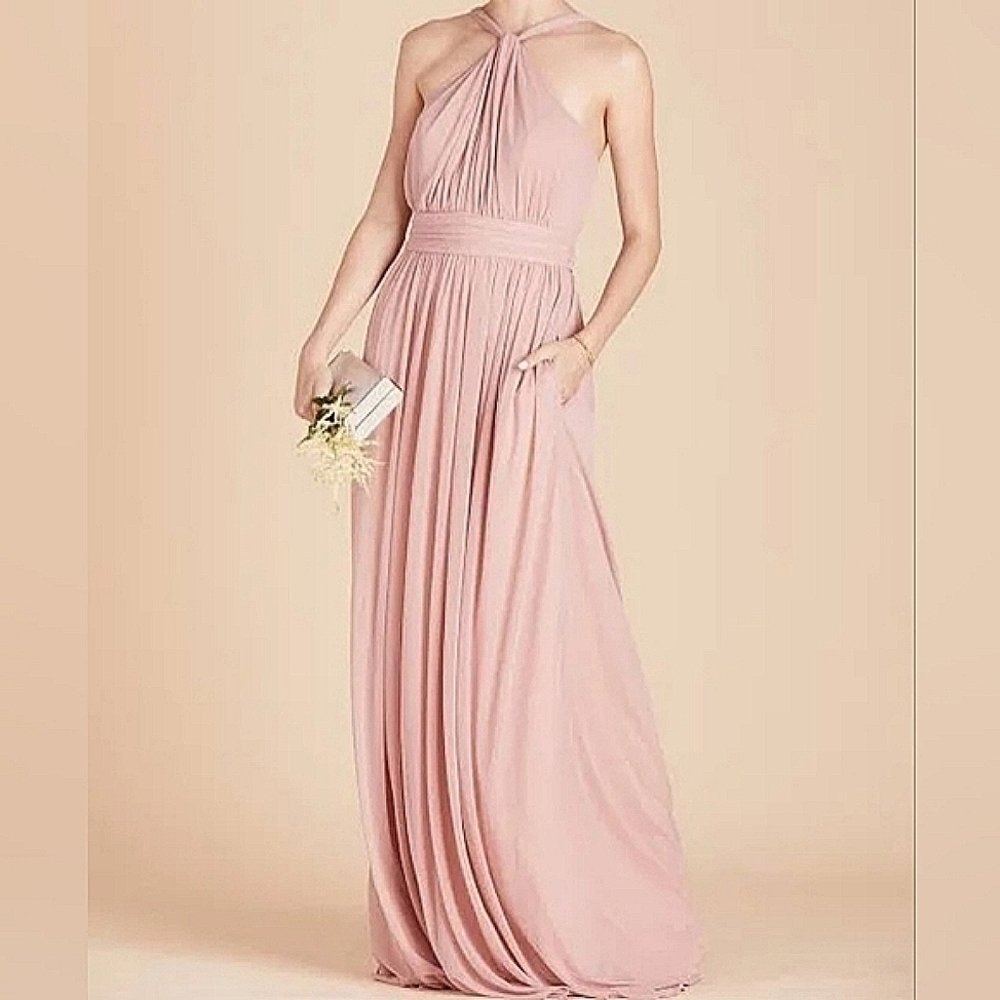 Nwt Birdie Grey Kiko Bridesmaid Maxi Dress in Dusty Rose